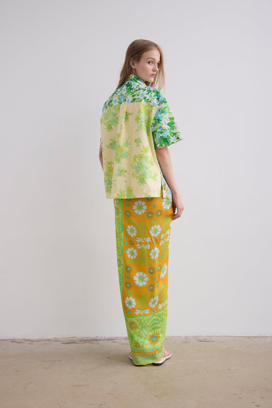 Patti Silk Pareo - Lime