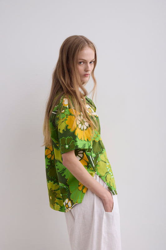 Matt Short Sleeve Shirt -Kate Vintage Textiles