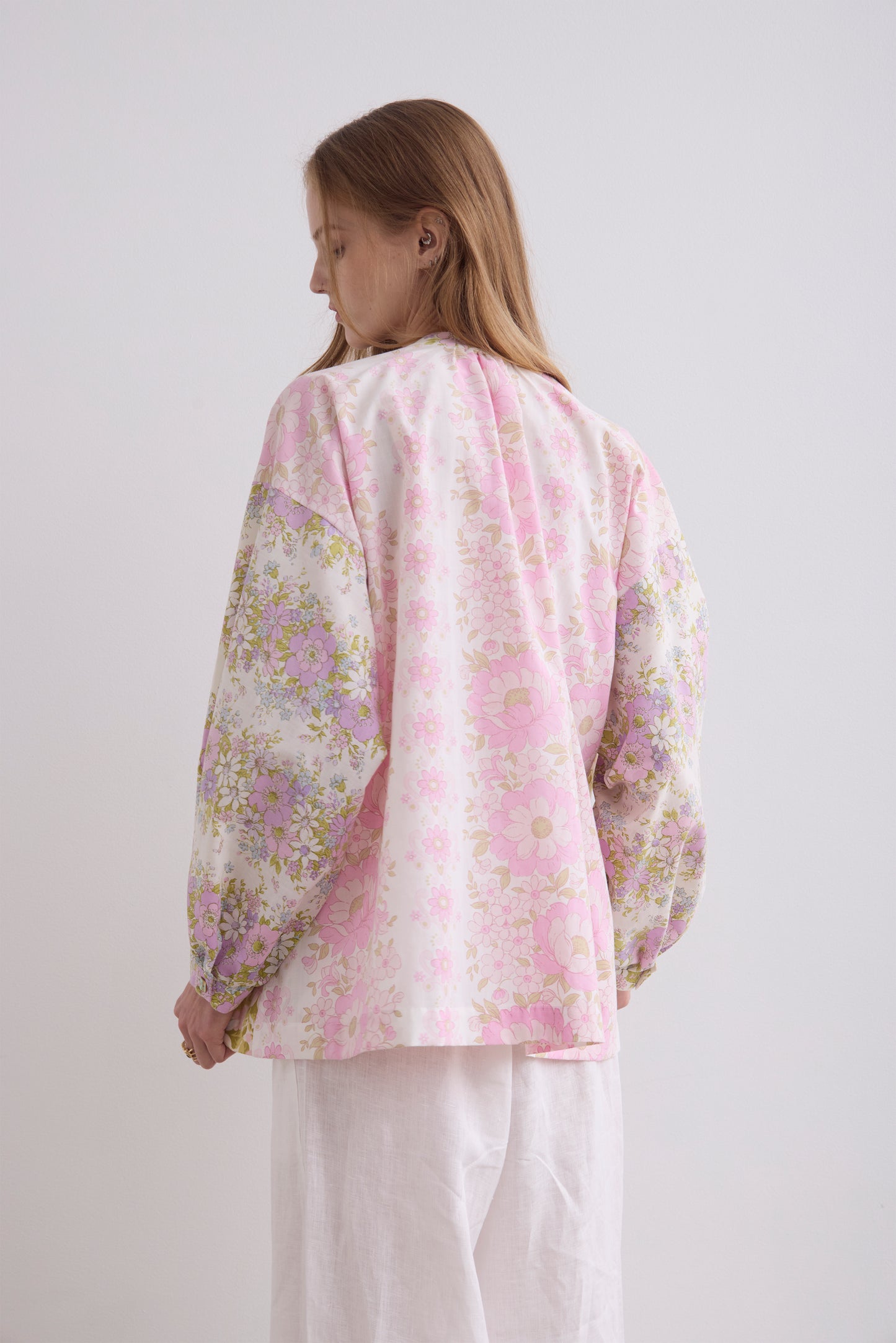 Puff Blouse - Vintage Floral Rosie