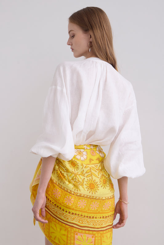Puff Blouse - Linen