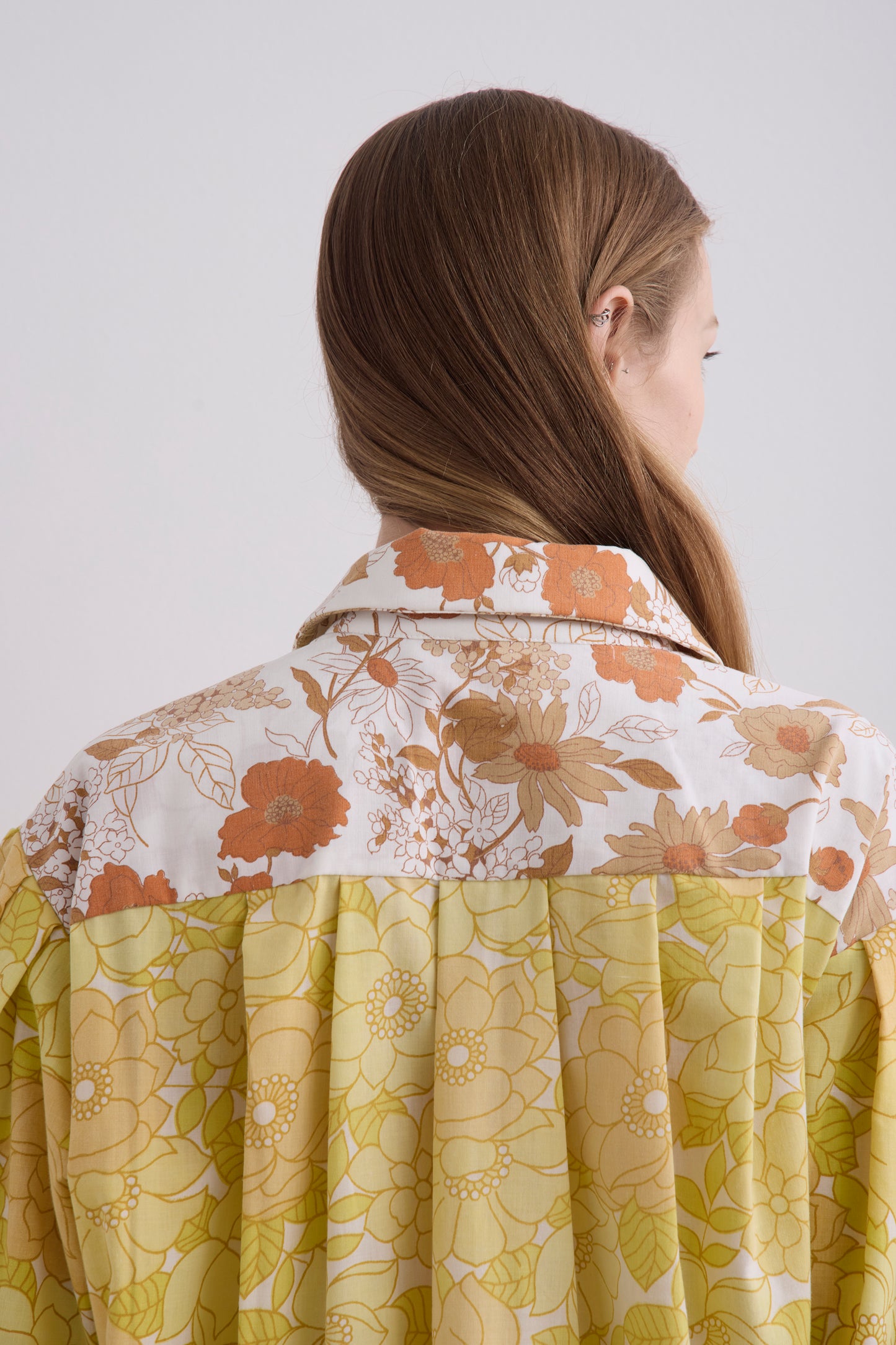 Poet Blouse - Vintage Floral Lemon